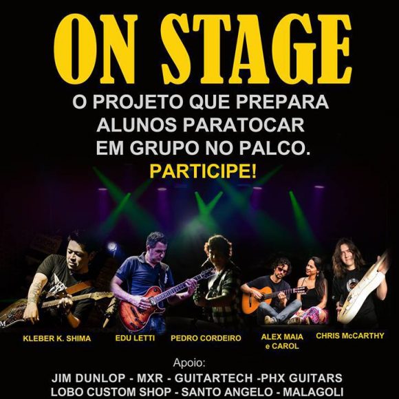 Professores convidam para o projeto On Stage Professores convidam para o projeto On Stage