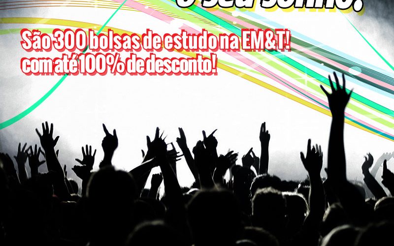 Bolsas de estudo: A Rádio Rock, 89,1 FM, banca o seu sonho Bolsas de estudo: A Rádio Rock, 89,1 FM, banca o seu sonho