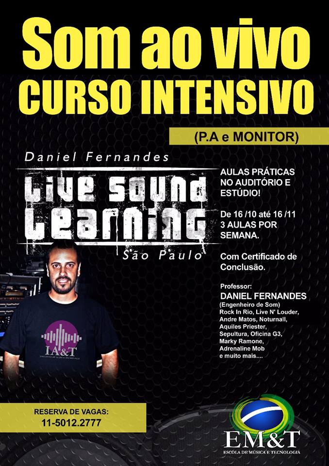 Curso | Som ao vivo Curso | Som ao vivo