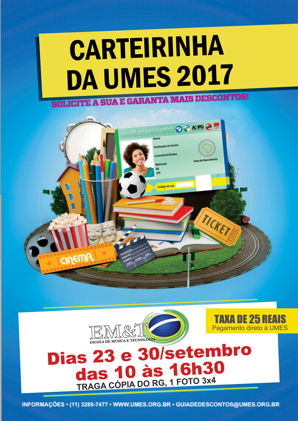 carteirinha de estudante Alô aluno: fez sua carteirinha de estudante?