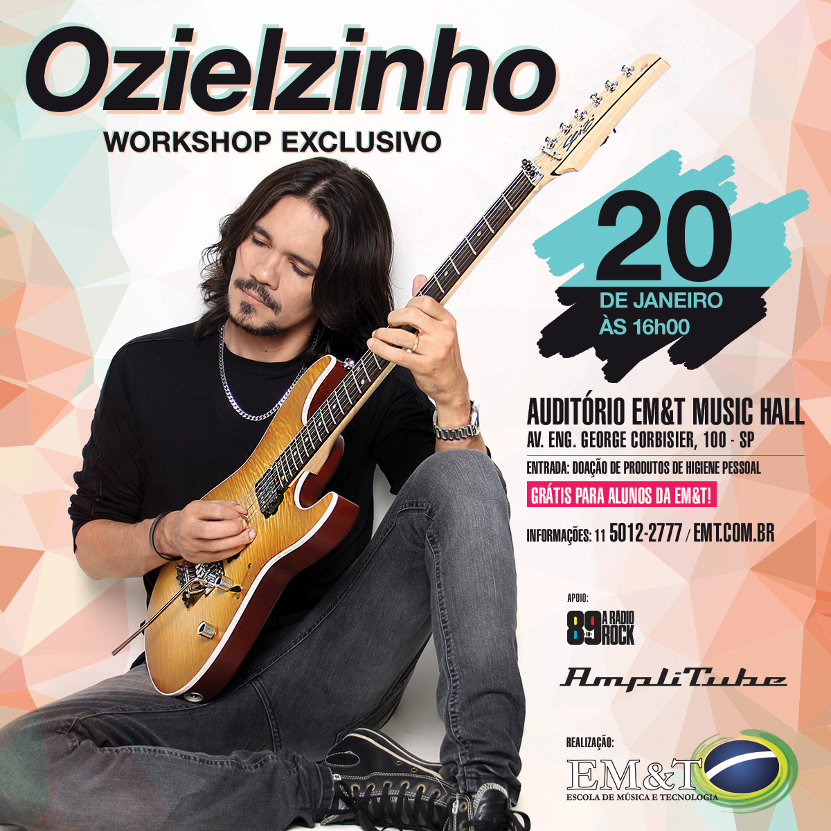Ozielzinho faz workshop na EM&T