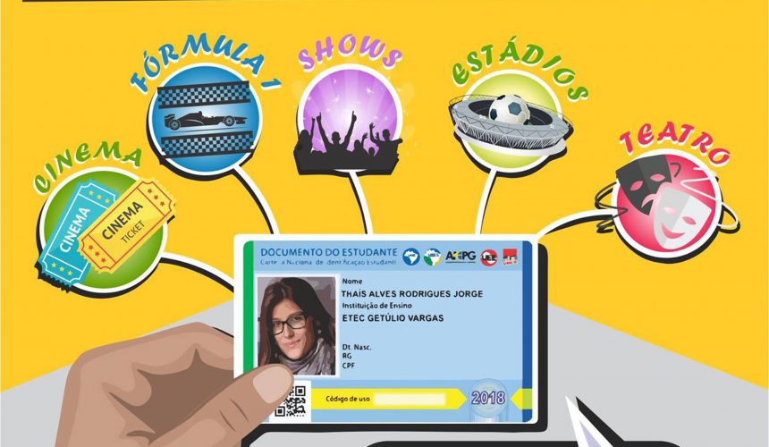 Carteirinha de estudante 2018 para alunos EM&T Carteirinha de estudante 2018 para alunos EM&T