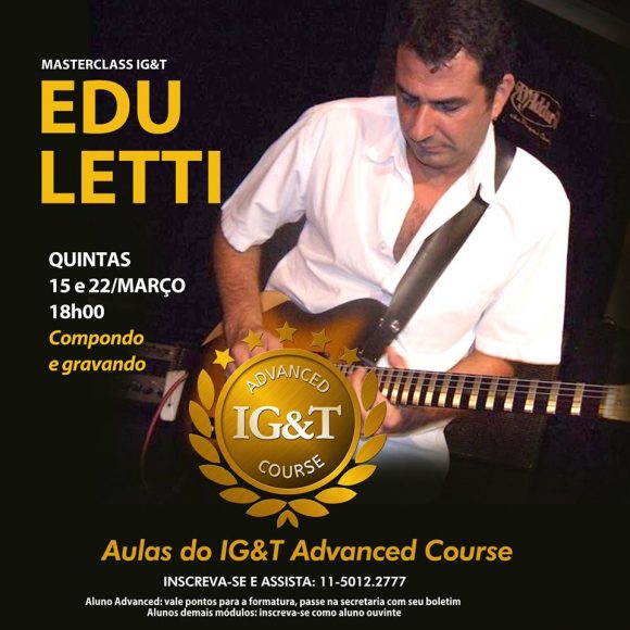 Edu Letti no IG&T Advanced Course