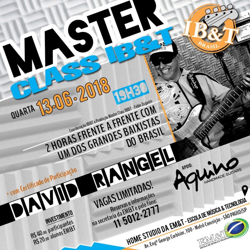 Masterclass David Rangel na EM&T