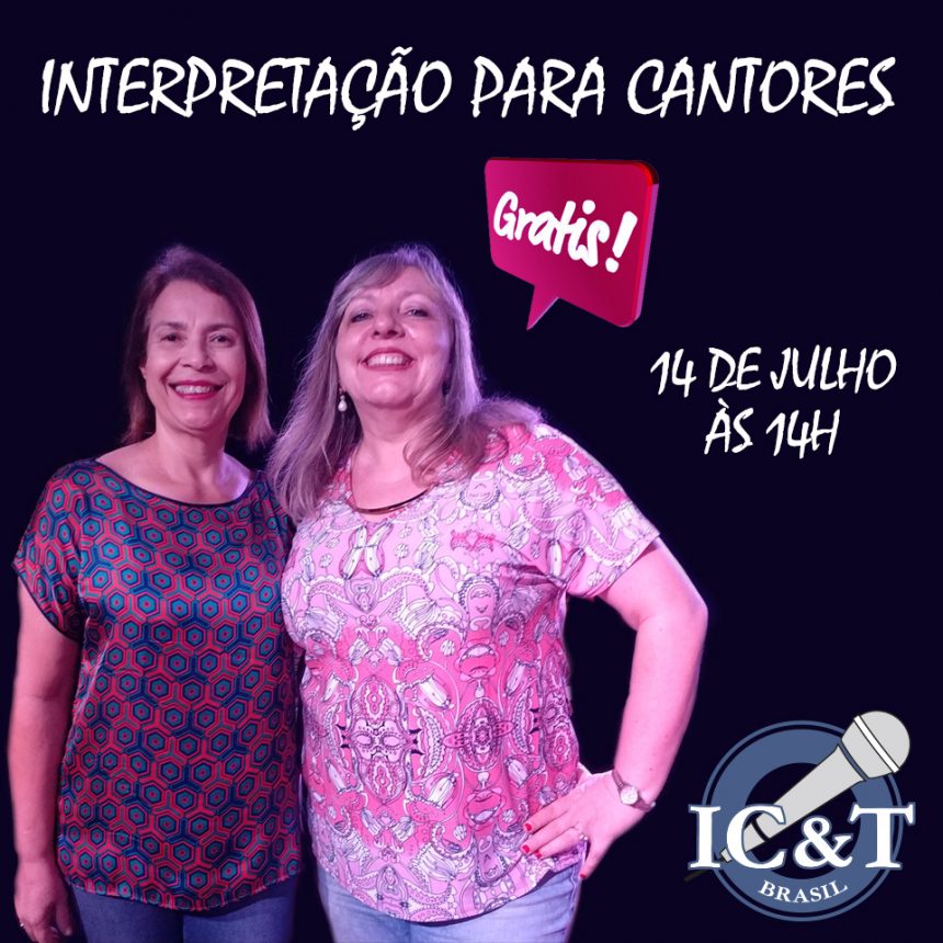 Interpretação para cantores: grátis na EM&T