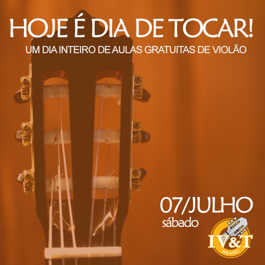 Hoje é dia de tocar violão