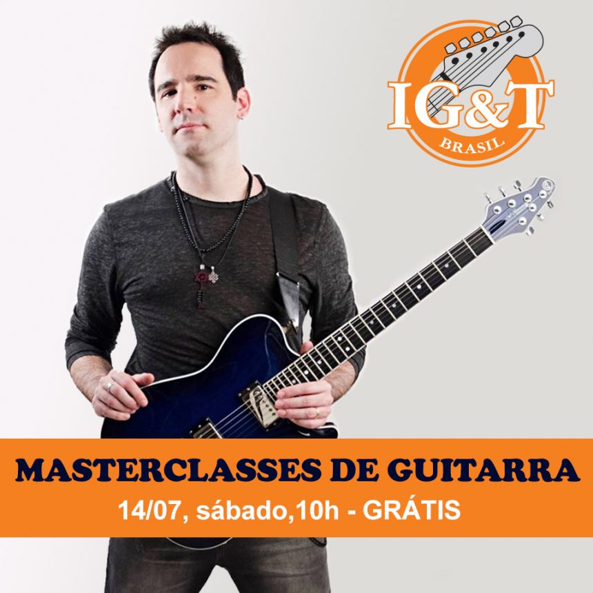 Masterclasses gratuitas de guitarra no IG&T