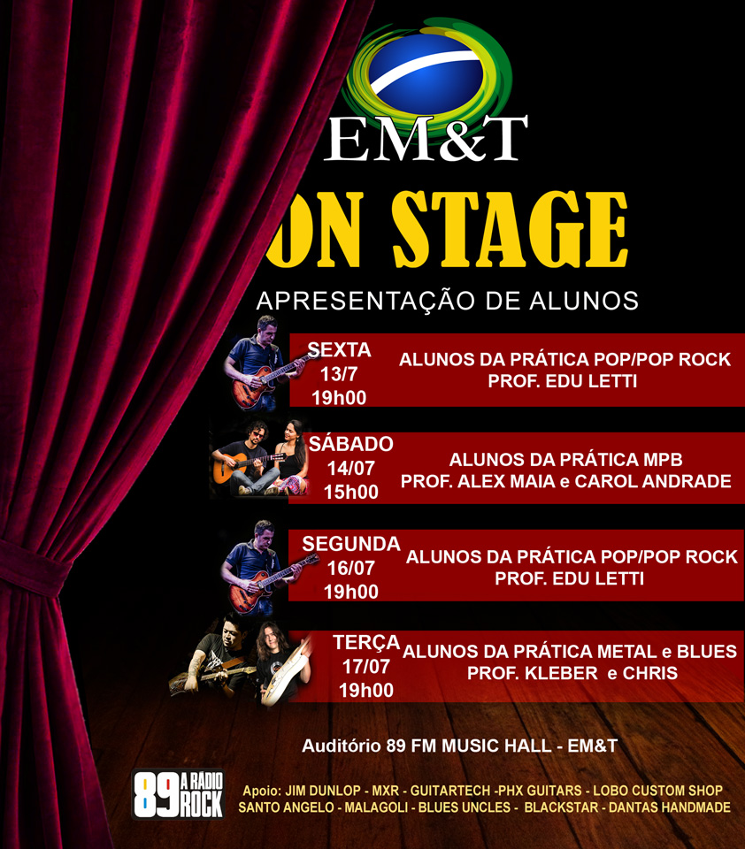 On Stage, Julho de 2018