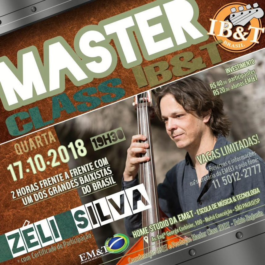 ZÉLI SILVA ministra masterclass na EM&T dia 17/10/2018 ZÉLI SILVA ministra masterclass na EM&T dia 17/10/2018