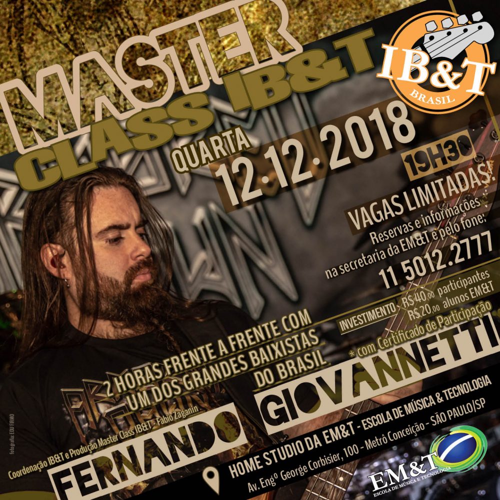 Masterclass Fernando Giovannetti no IB&T