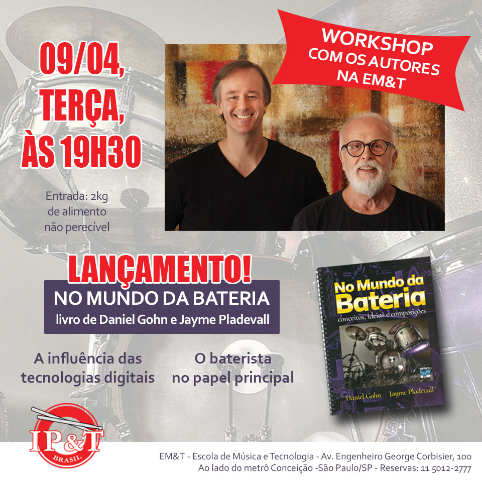 No mundo da Bateria: Livro de Daniel Gohn e Jayme Pladevall