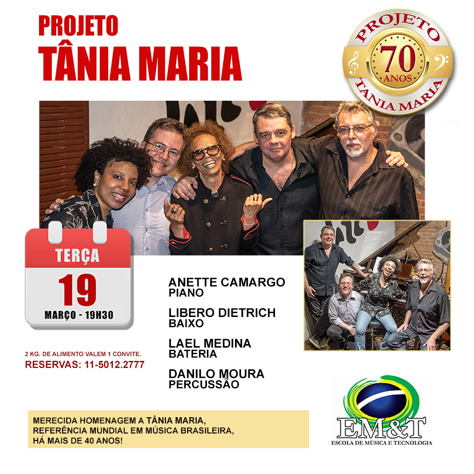 Projeto Tânia Maria 70 Anos
