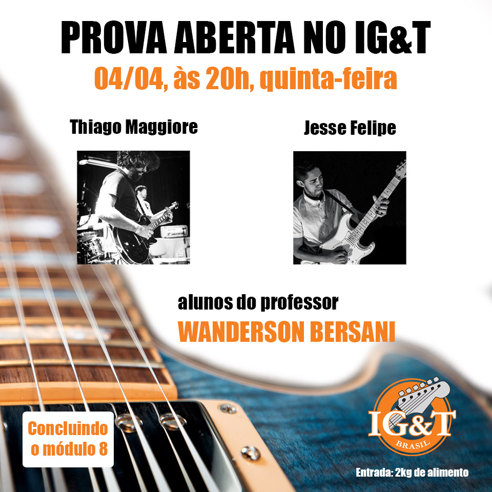 Próva prática do módulo 8 IG&T: Thiago Maggiore e Jesse Felipe