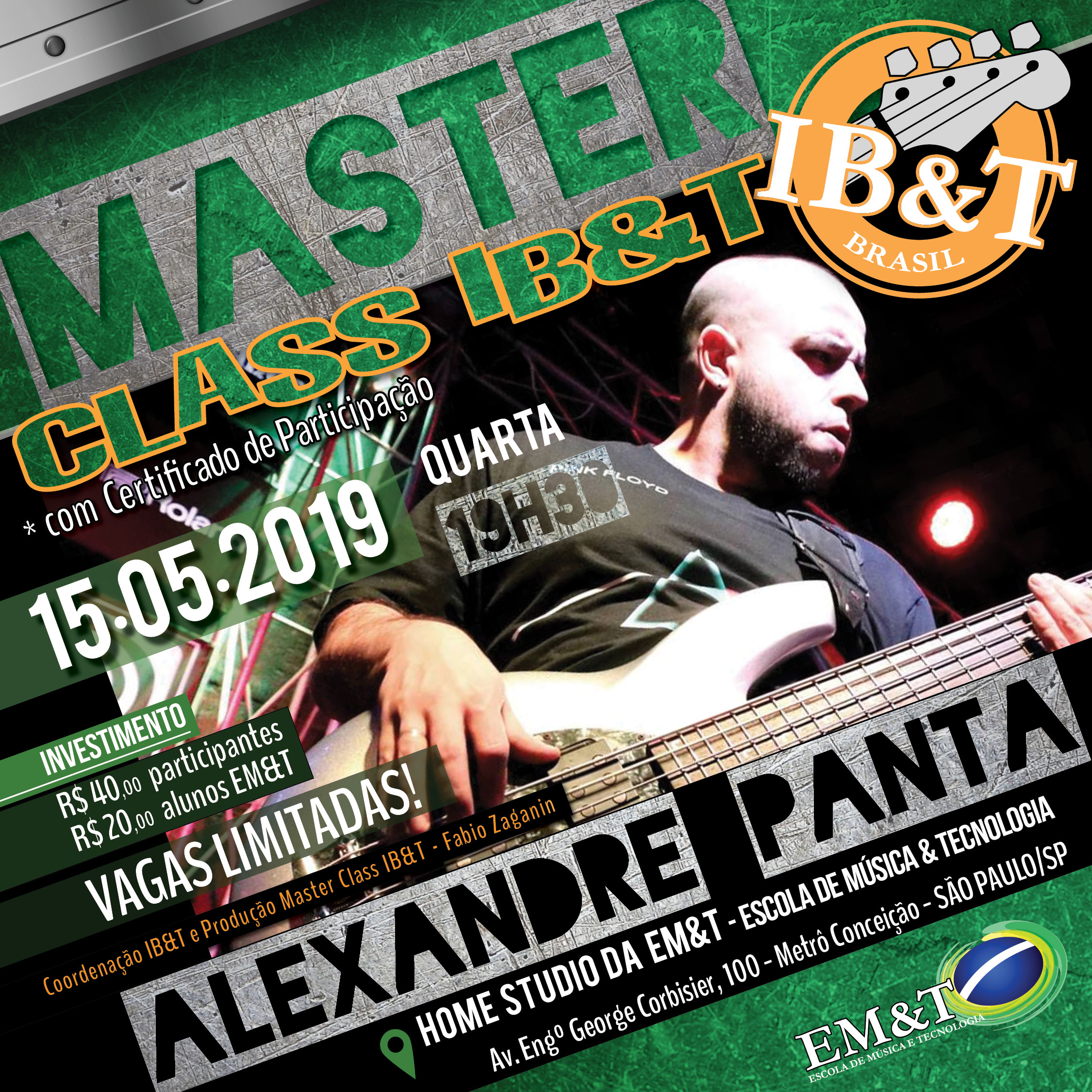 Alexandre Panta realiza Masterclass na EM&T.