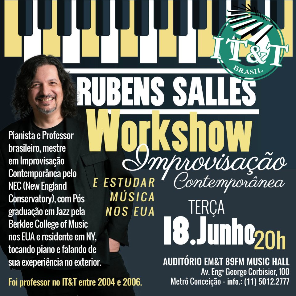 Rubens Sales na EM&T: Improvisação Contemporânea